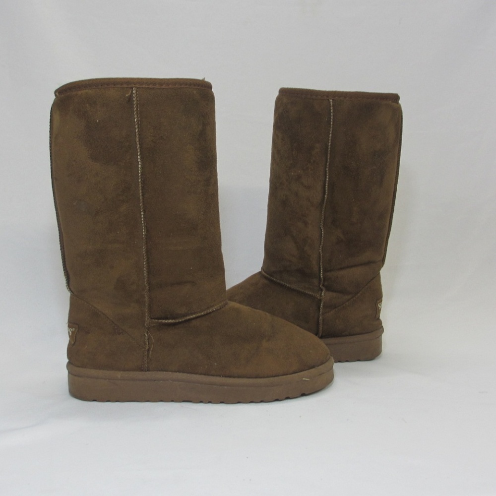 Sheeps Australia Wmns Jennifer 12" Boots Beige Sz8